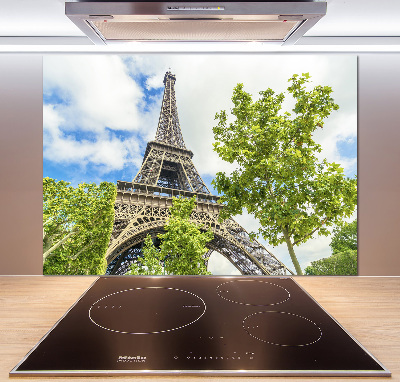 Glazen achterwand keuken Eiffeltoren Parijs