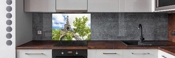 Glazen achterwand keuken Eiffeltoren Parijs