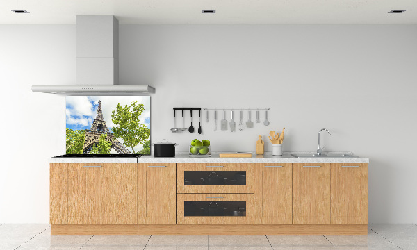 Glazen achterwand keuken Eiffeltoren Parijs