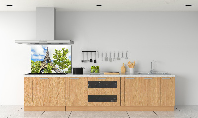 Glazen achterwand keuken Eiffeltoren Parijs
