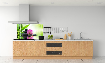 Spatscherm keuken Orchidee