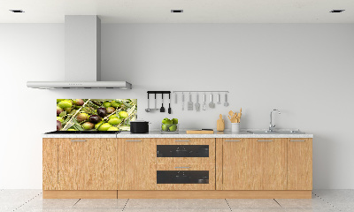 Glazen achterwand keuken Verse olijven