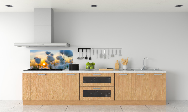 Spatplaat keuken Wolgras