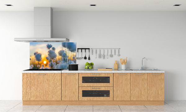 Spatplaat keuken Wolgras
