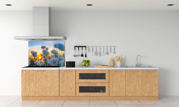 Spatplaat keuken Wolgras