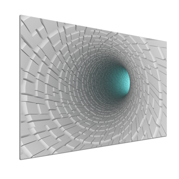 Spatscherm keuken 3D-tunnel