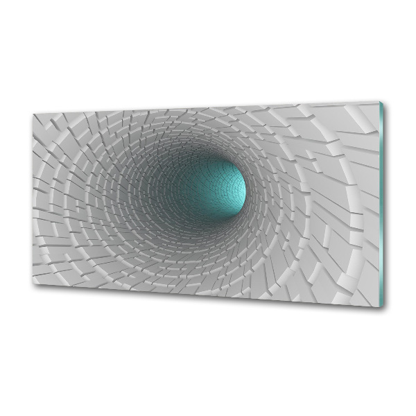 Spatscherm keuken 3D-tunnel