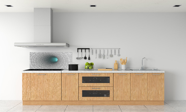 Spatscherm keuken 3D-tunnel