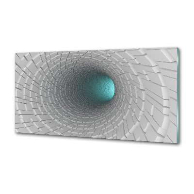 Spatscherm keuken 3D-tunnel