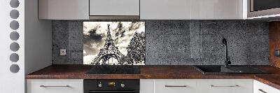Spatplaat keuken Eiffeltoren Parijs