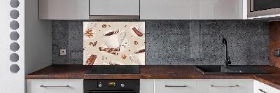 Spatscherm keuken Een kopje koffie