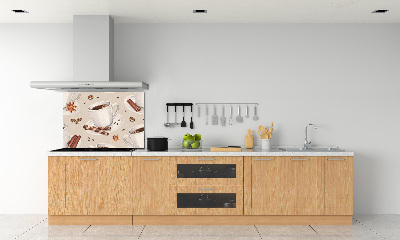 Spatscherm keuken Een kopje koffie