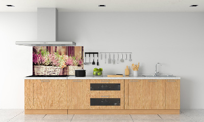 Keuken achterwand Lavendel in een pot