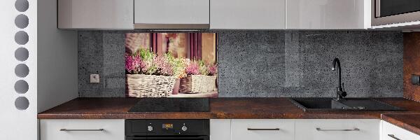 Keuken achterwand Lavendel in een pot