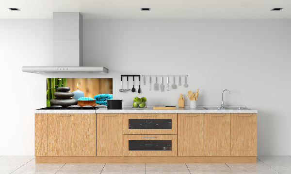 Spatscherm keuken Bamboe