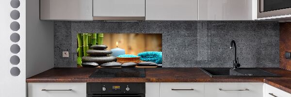Spatscherm keuken Bamboe