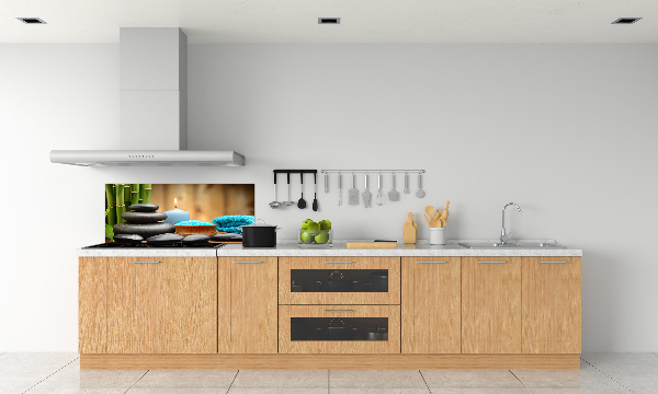 Spatscherm keuken Bamboe
