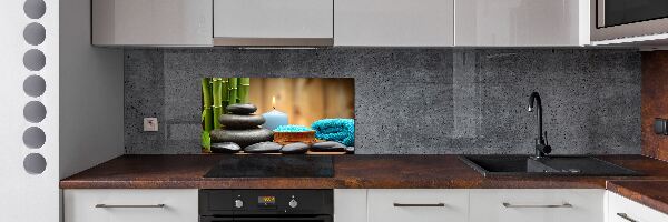 Spatscherm keuken Bamboe