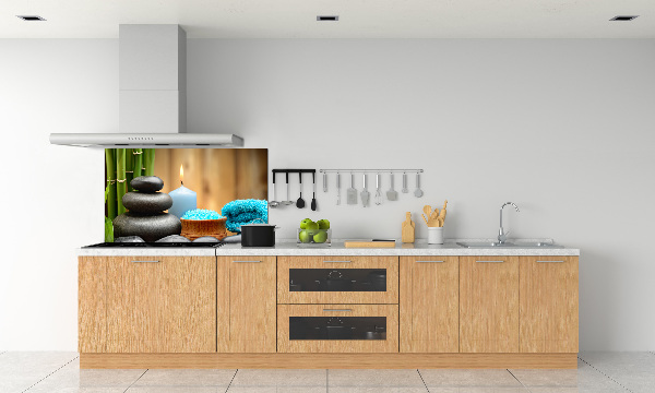 Spatscherm keuken Bamboe