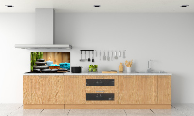 Spatscherm keuken Bamboe