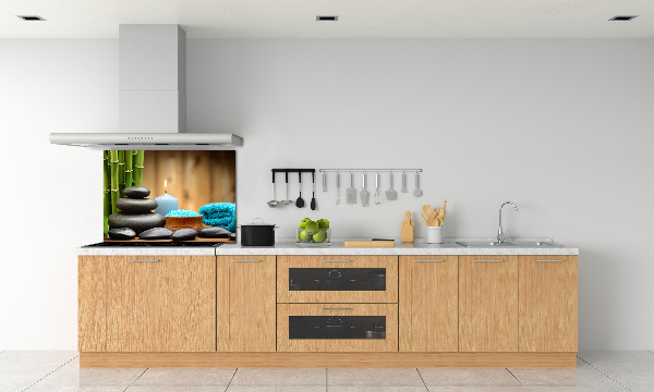 Spatscherm keuken Bamboe