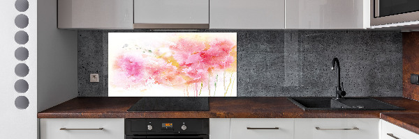 Spatplaat keuken Bloemen