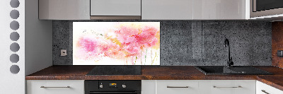 Spatplaat keuken Bloemen