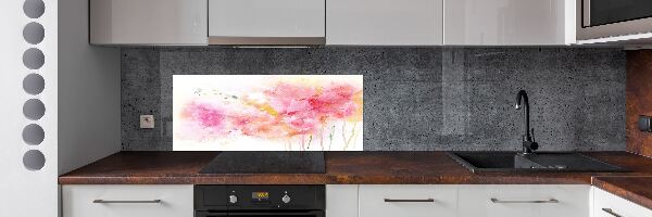 Spatplaat keuken Bloemen