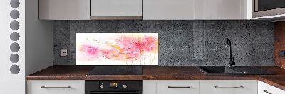 Spatplaat keuken Bloemen