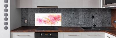 Spatplaat keuken Bloemen