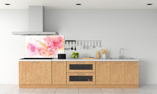 Spatplaat keuken Bloemen