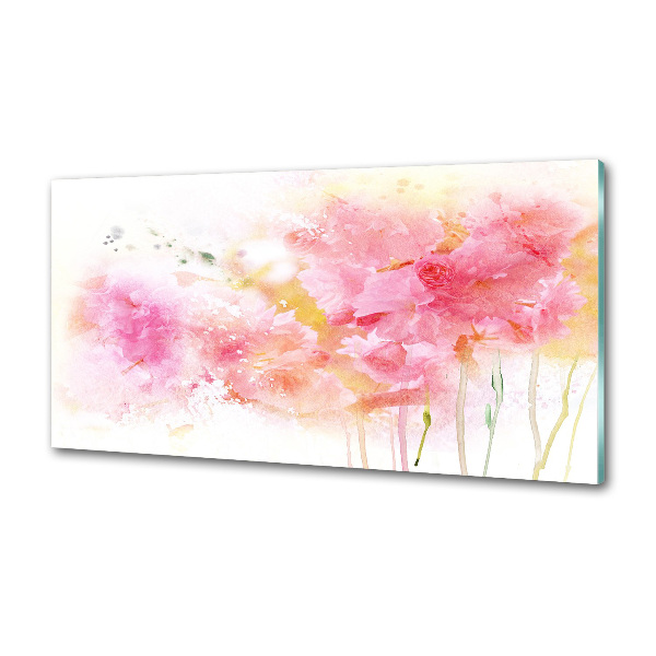 Spatplaat keuken Bloemen