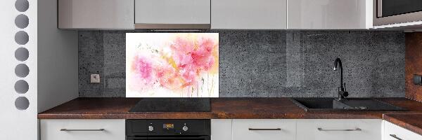 Spatplaat keuken Bloemen