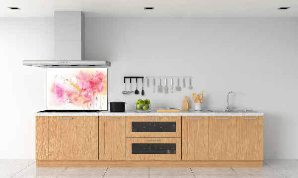 Spatplaat keuken Bloemen