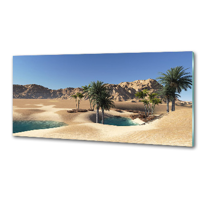 Panel szklany do kuchni Oaza