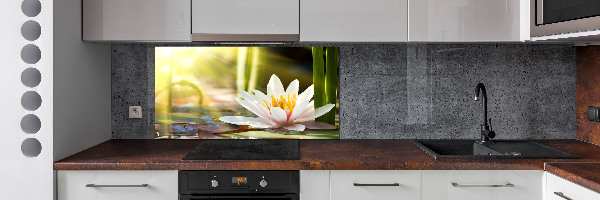 Spatplaat keuken Waterlelie