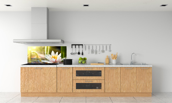 Panel dekor szkło Lilia wodna