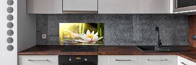 Spatplaat keuken Waterlelie