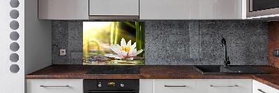 Spatplaat keuken Waterlelie