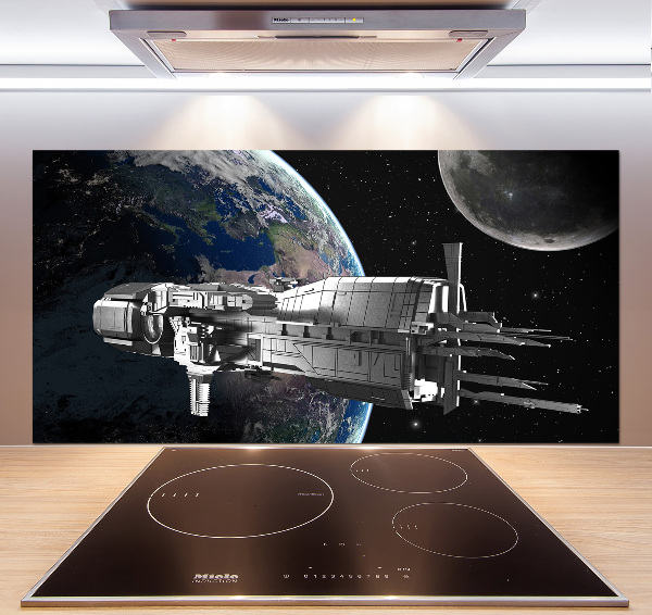 Keuken achterwand Ruimteschip
