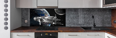 Keuken achterwand Ruimteschip