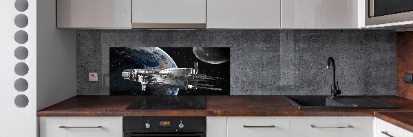 Keuken achterwand Ruimteschip