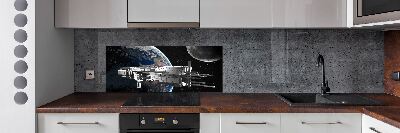 Keuken achterwand Ruimteschip