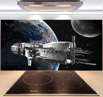 Keuken achterwand Ruimteschip