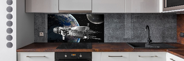 Keuken achterwand Ruimteschip