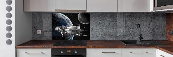 Keuken achterwand Ruimteschip
