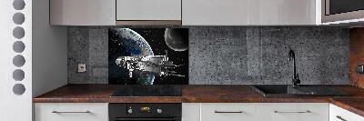 Keuken achterwand Ruimteschip