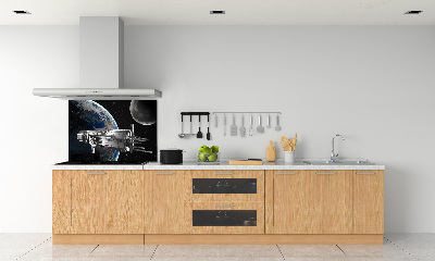 Keuken achterwand Ruimteschip