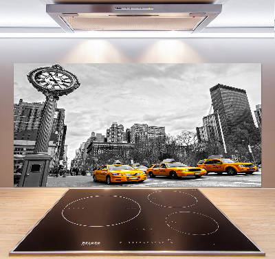 Achterwand keuken New Yorkse taxi's