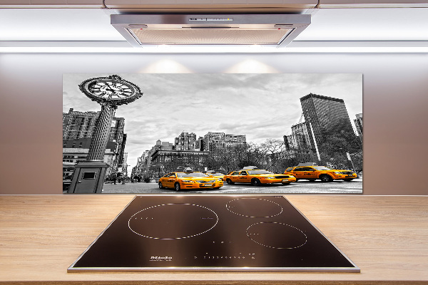 Achterwand keuken New Yorkse taxi's